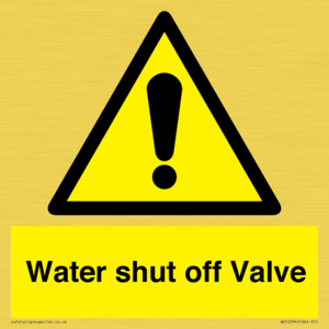 Water shut off Valve